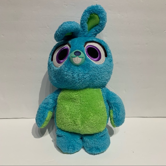 Disney Store Toy Story 4 12” Plush Blue Green Rabbit Bunny Pixar (￼ Kohl’s ) - Picture 1 of 4